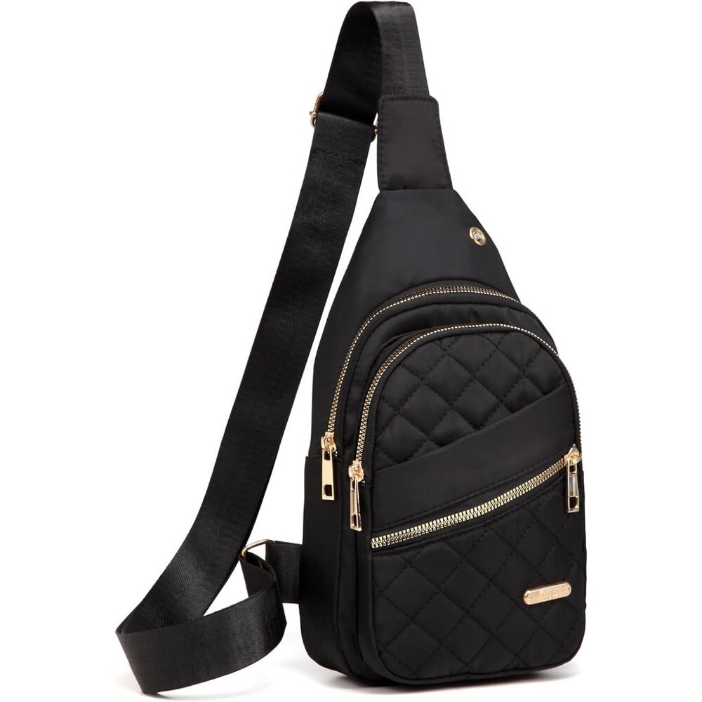 Women Small Sling Chest  Daypack Cross body Travel Sport Running Hiking Bag